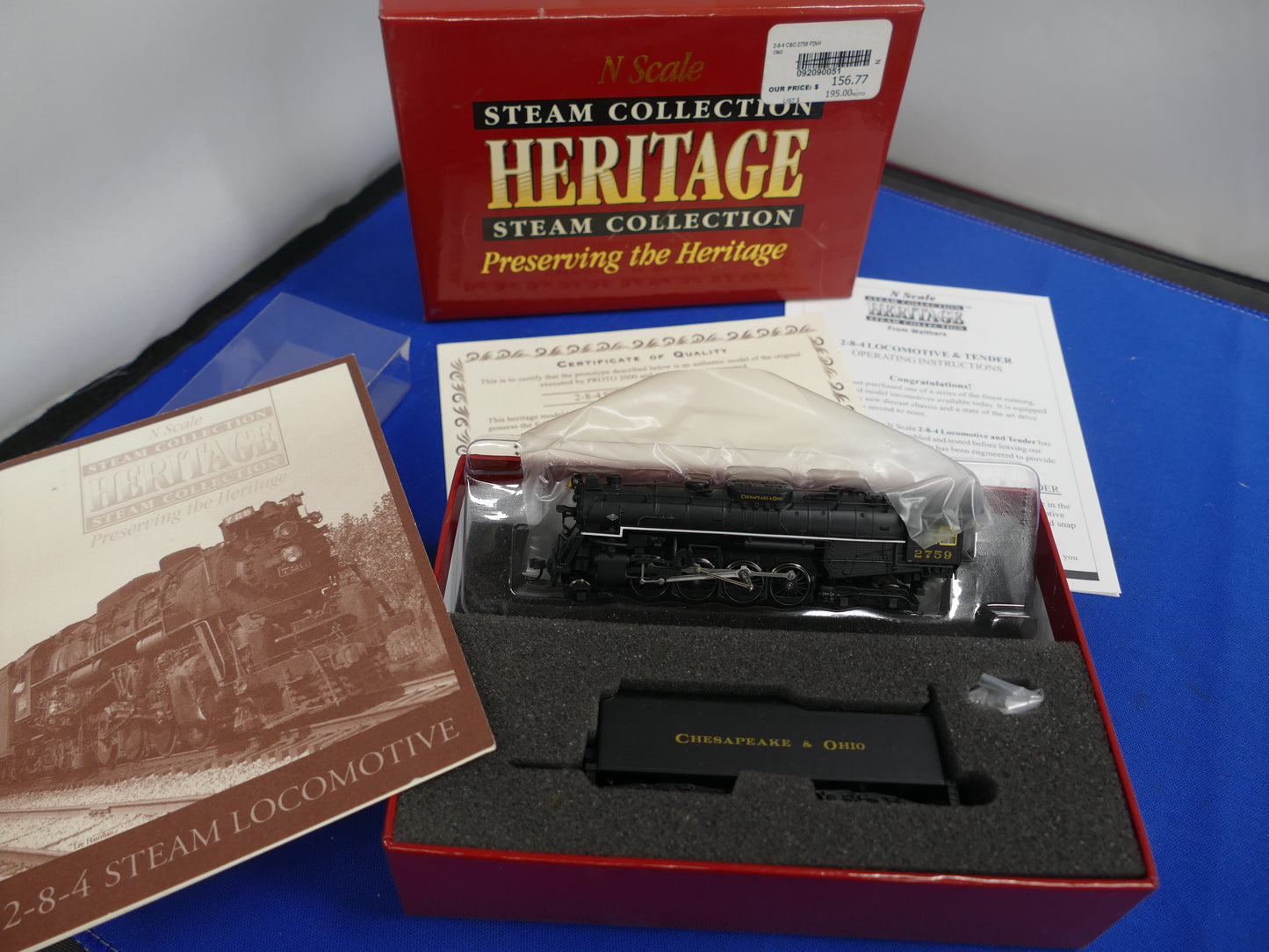 Walthers Steam Collection 2-8-4 Steam Loco (Used)