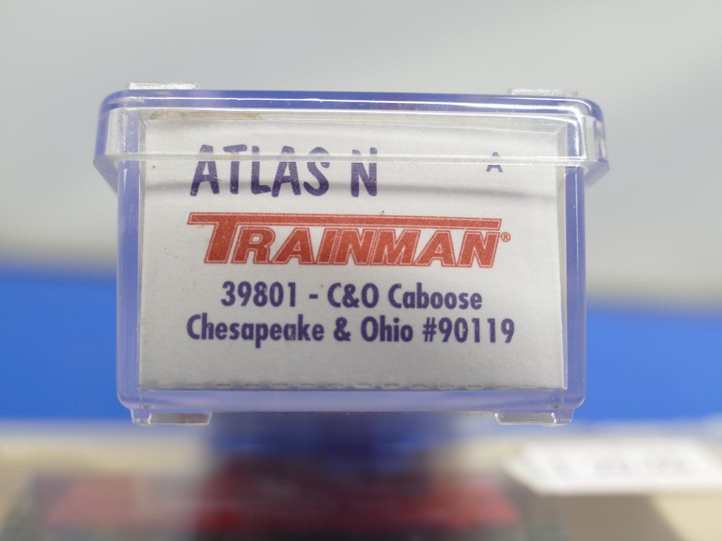 Atlas N Gauge 39801 C&O Caboose (Used)