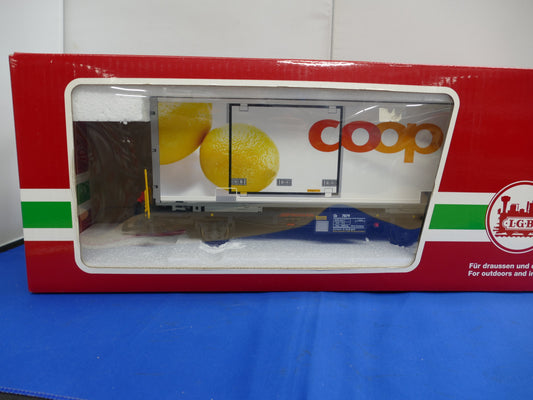 LGB 45897 RhB Container Wagon - Lemon (used)