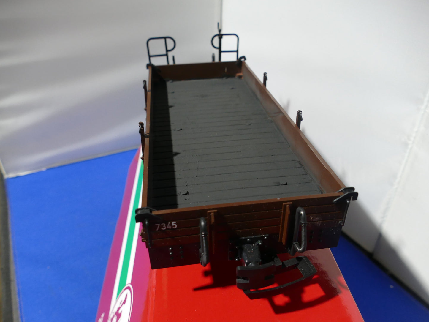 LGB 40121 RhB Low Side Car with Brake Platform (used)