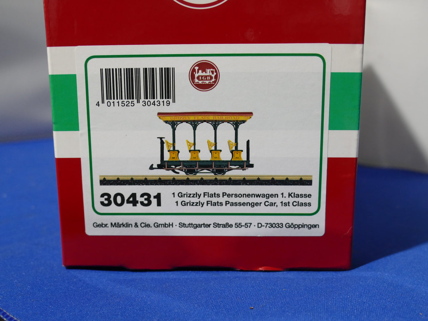 LGB 30431 Grizzly Flats Passenger Car (used)