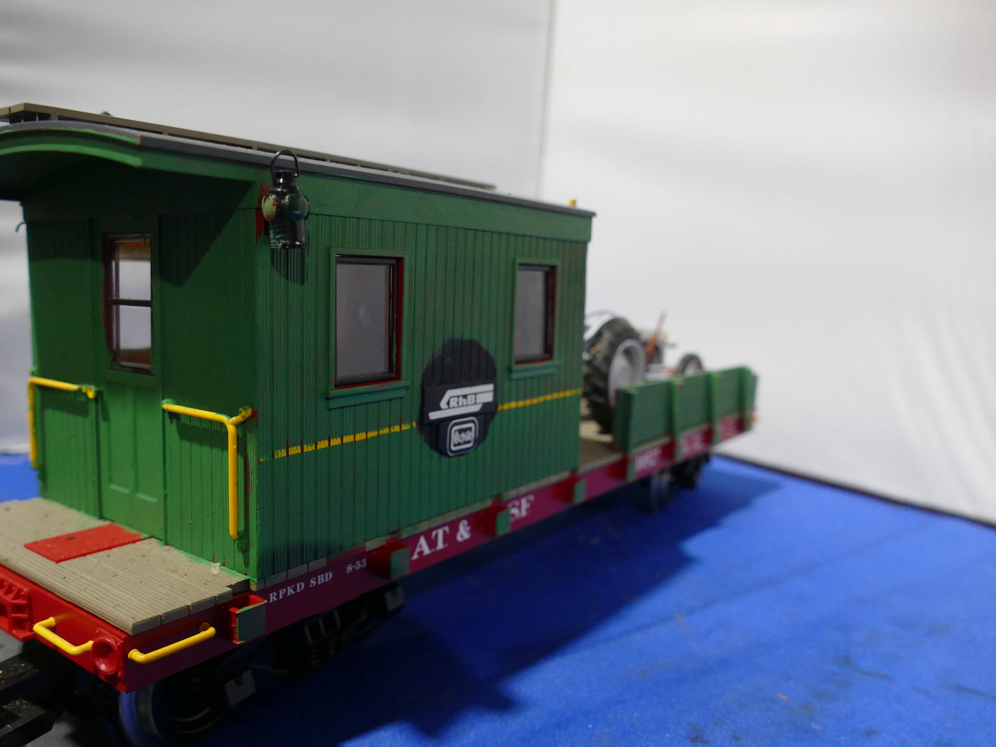 PIKO G Scale 38706 S F Work Caboose (used)