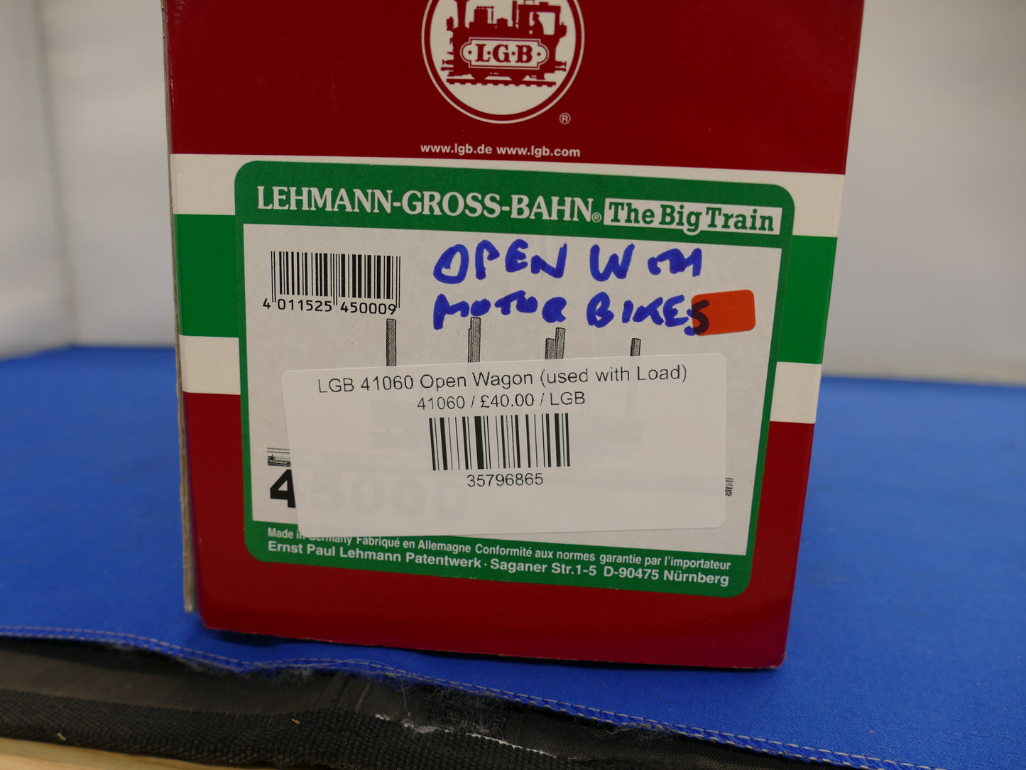 LGB 41060 Open Wagon (used with Load)