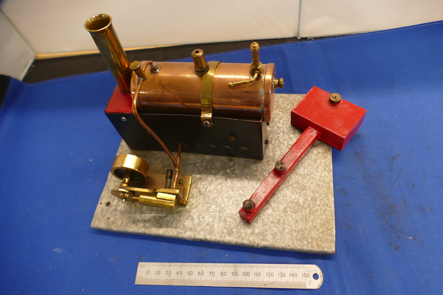 Copper Horizontal Live Steam Engine