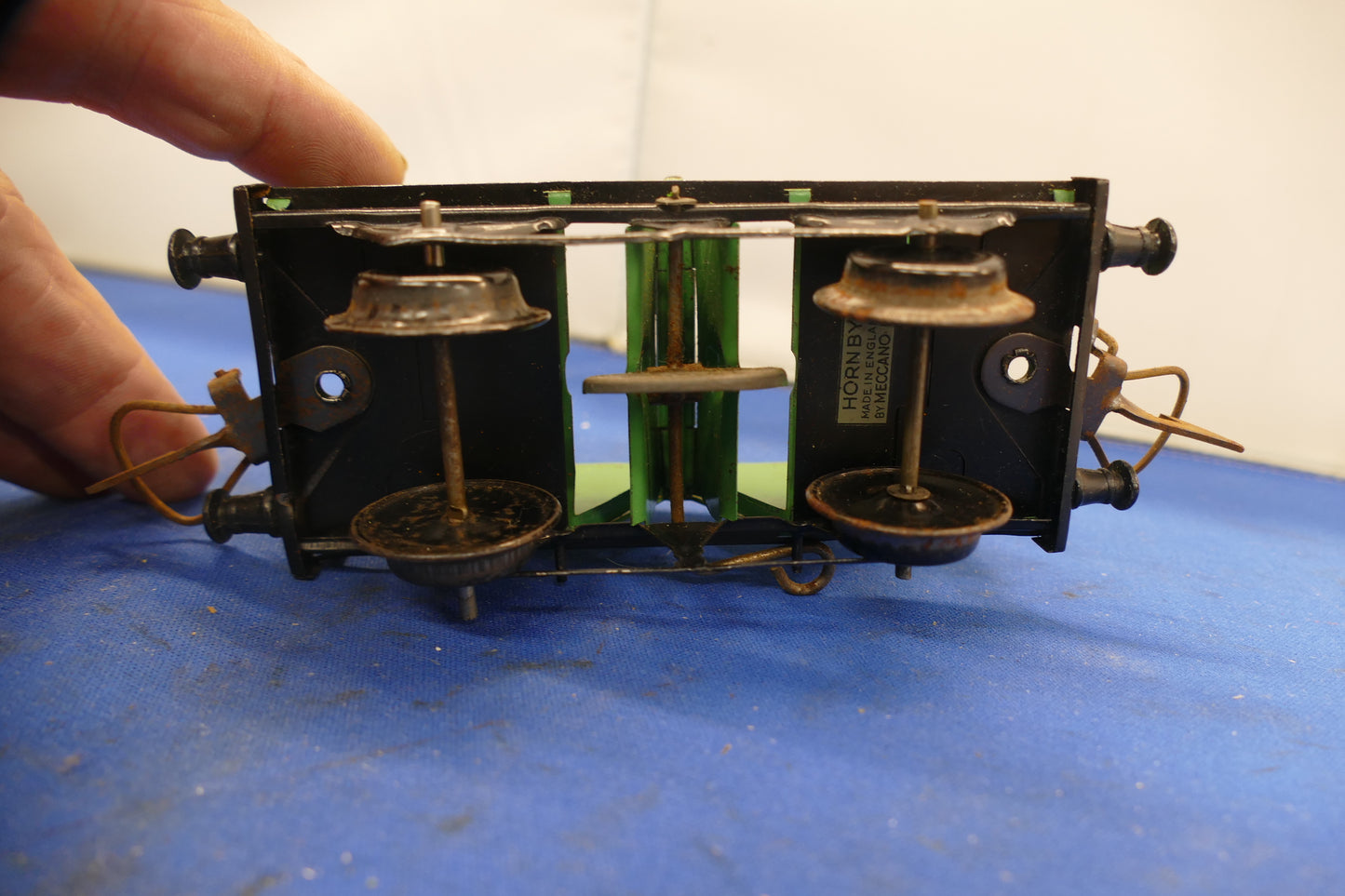 Hornby O Gauge Tinplate Hopper Wagon "LMS" (used)