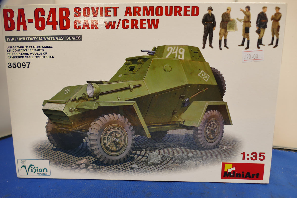 Mini Art - BA-64B Soviet Armoured Car kit