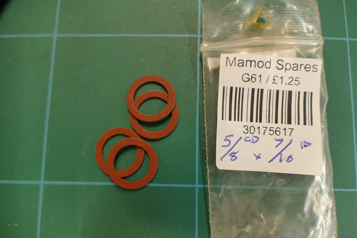 G61 Fibre Washer 5/8" OD X 7/16" ID