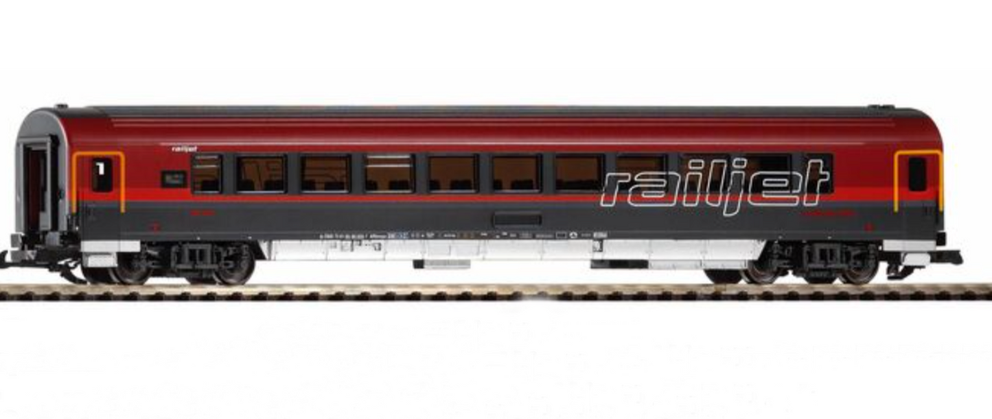 PIKO G Scale Personenwagen Railjet Buffet Coach OBB Ep.VI - 37669