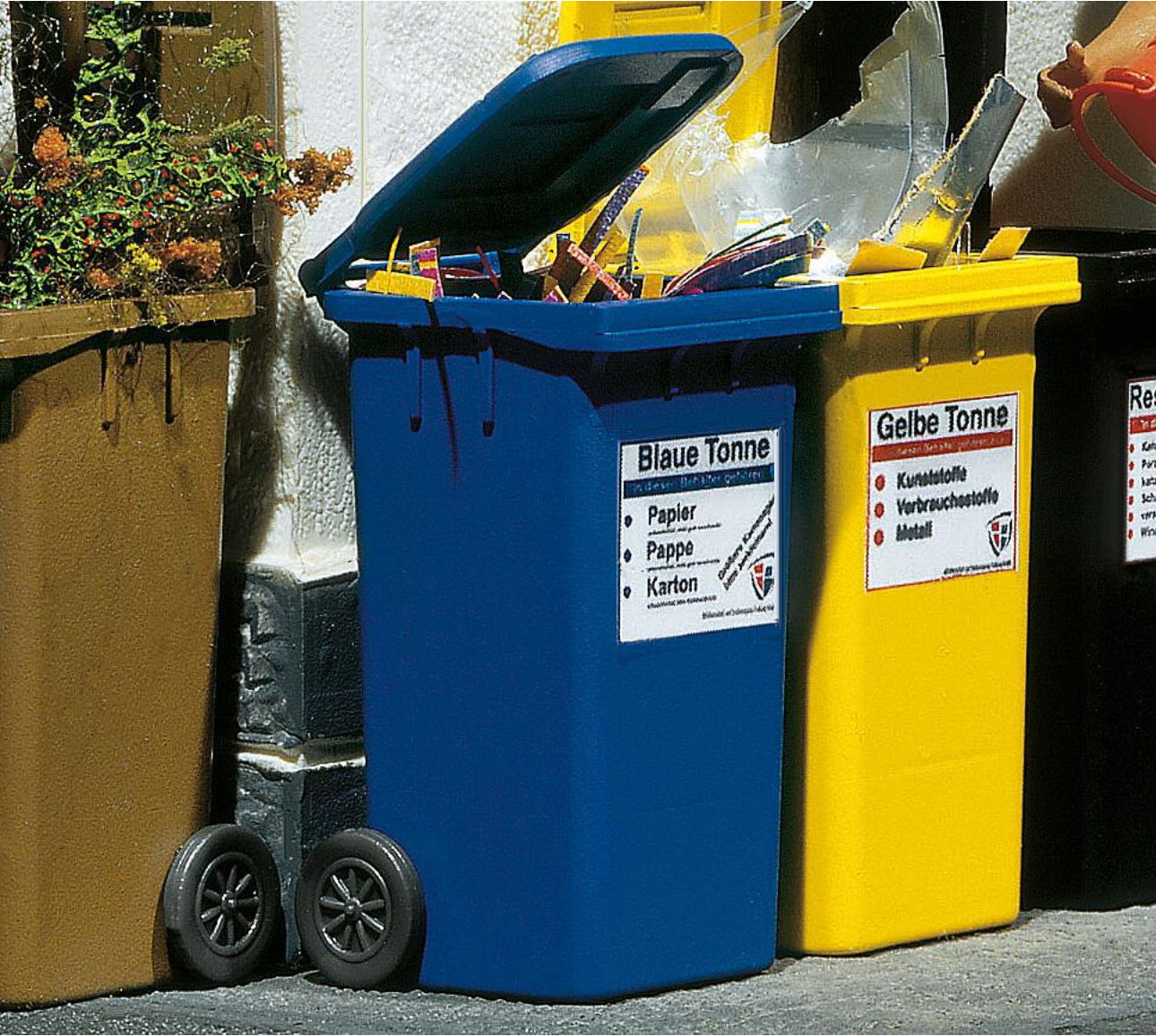 POLA 2 Refuse bins, blue - 333206