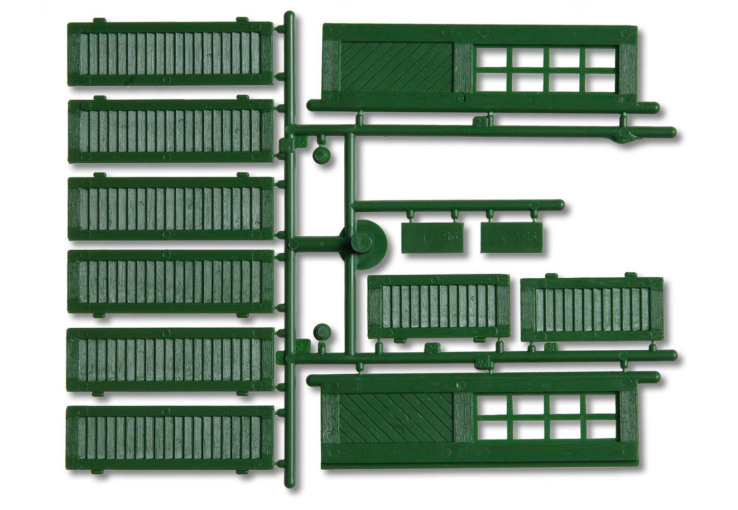 POLA Shutters and doors, green - 333112