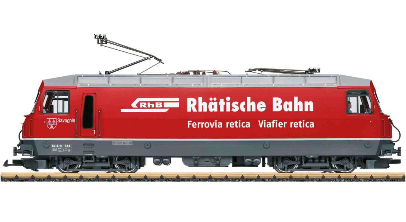 LGB G Scale Electric Locomotive Ge 4/4 III, Digital, Sound - L21430