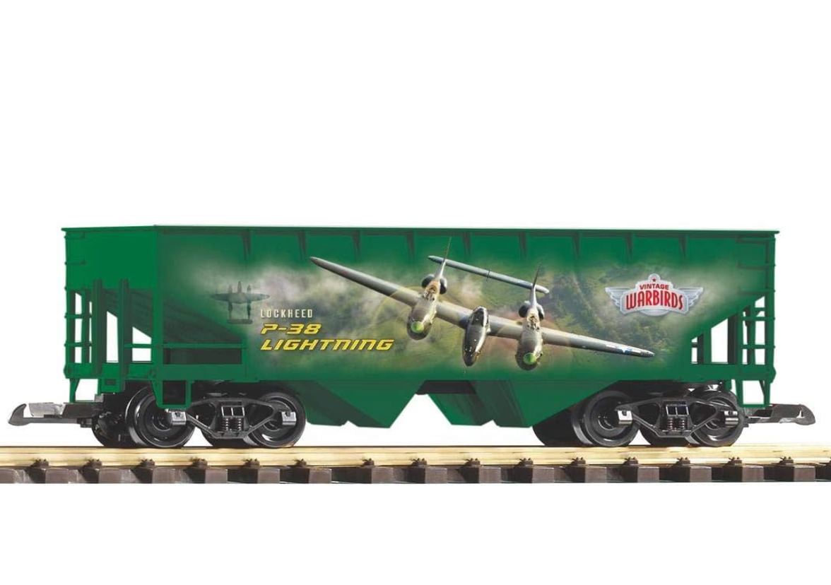 PIKO G Scale Warbird Hopper wagon " P-38 Lightning" - 38910