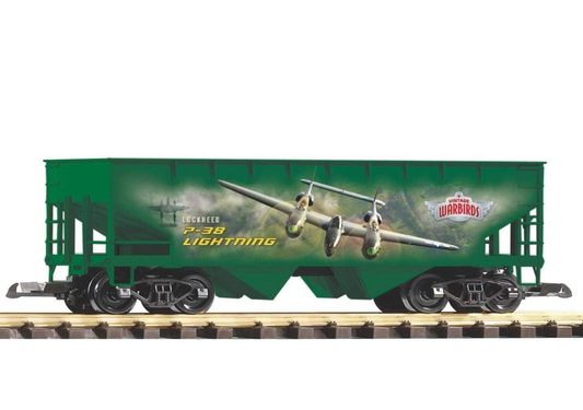 PIKO G Scale Warbird Hopper wagon " P-38 Lightning" - 38910