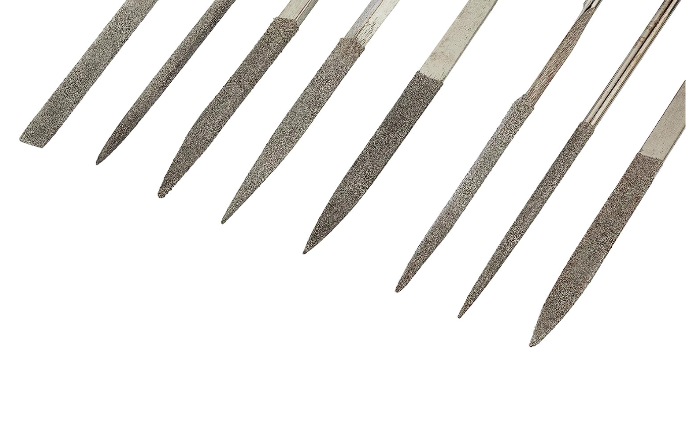 SilverLine Tools - 10 Piece Diamond Needle File Set