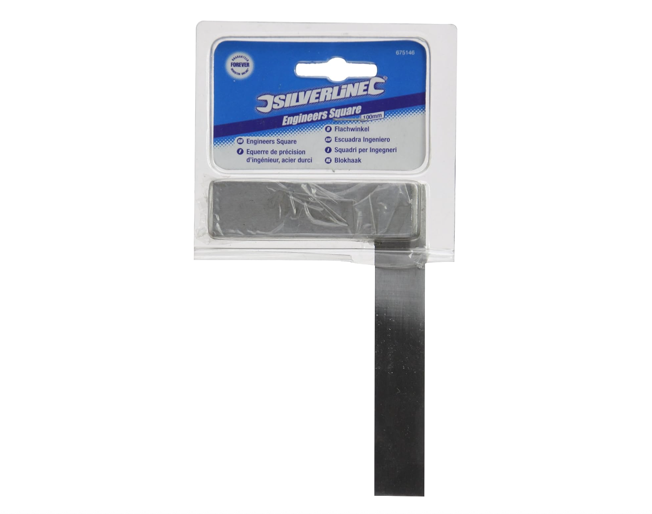 SilverLine Tools - Engineers Set Square 100mm