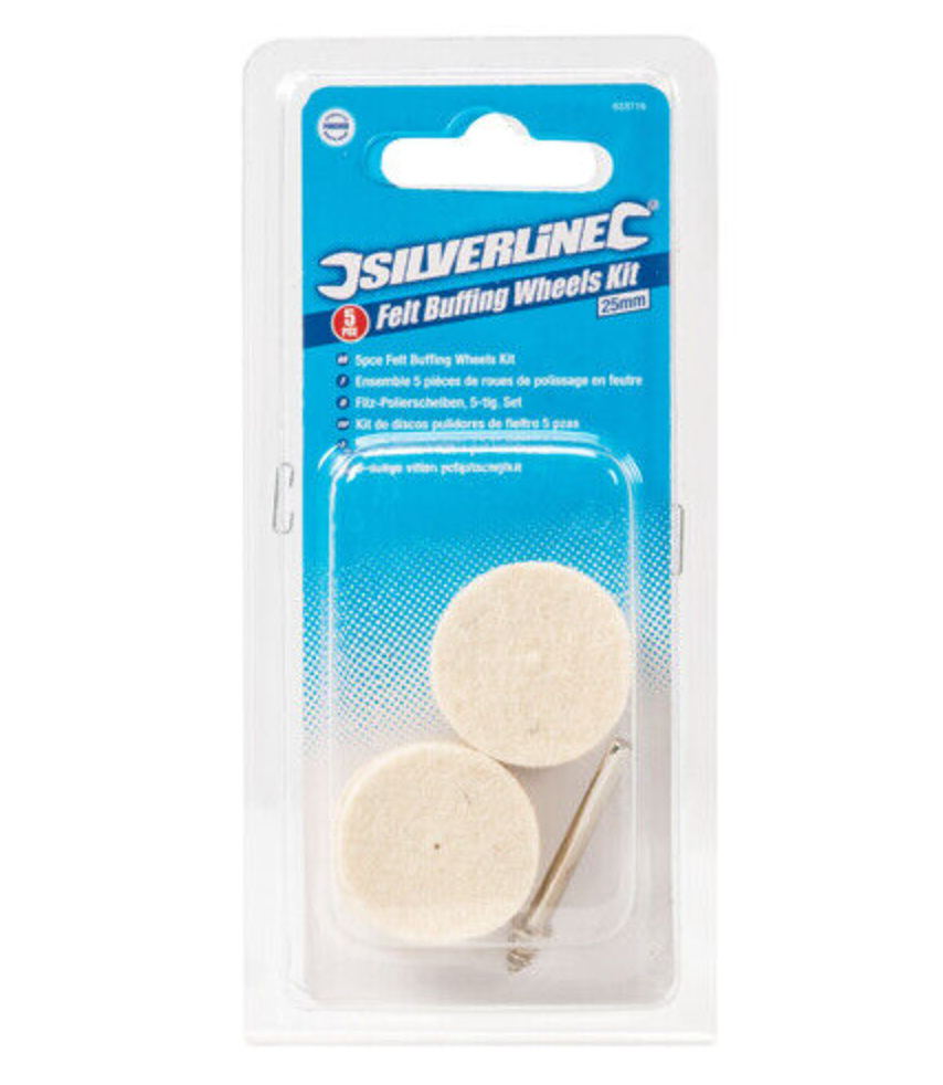 SilverLine Tools - 4-Piece Buffing Wheel Set
