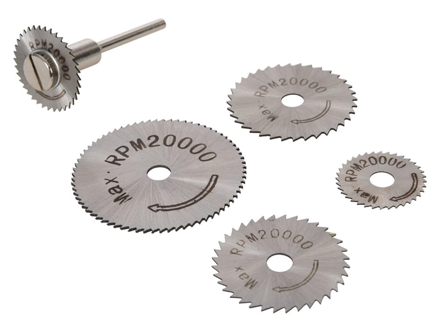 SilverLine Tools - 6 Piece HSS Saw Disc Set 22mm - 44 mm