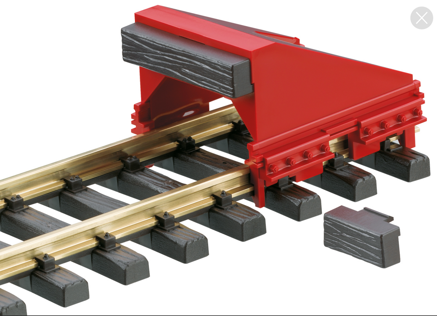 LGB G Scale RhB Track Bumper - Red L10316