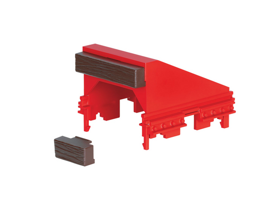 LGB G Scale RhB Track Bumper - Red L10316