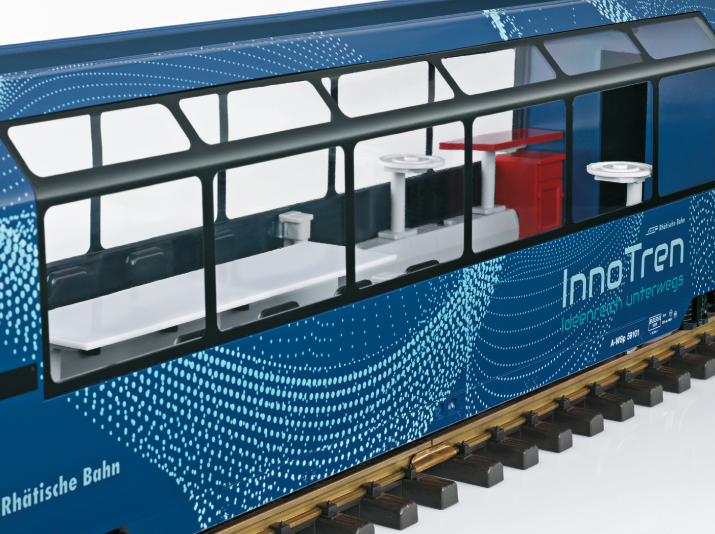 LGB RhB InnoTren Parlour Car with Interior Lighting - 33672