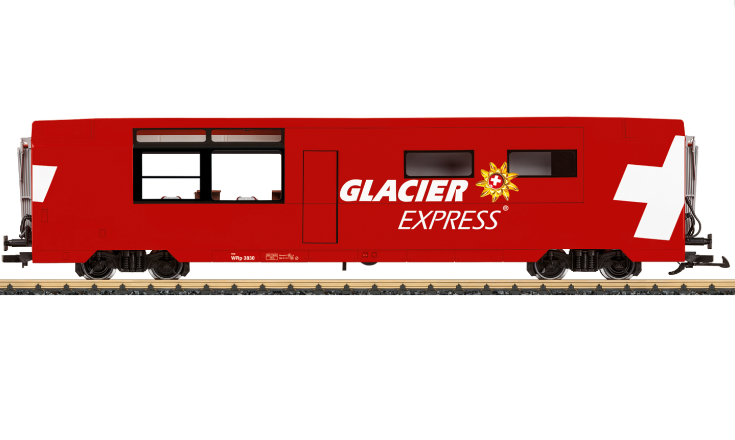 LGB G Scale RhB Panorama Dining Car - 33673