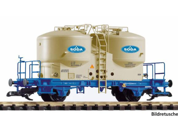 PIKO G Scale DBAG Soda Cement Silo Wagon V - 37798