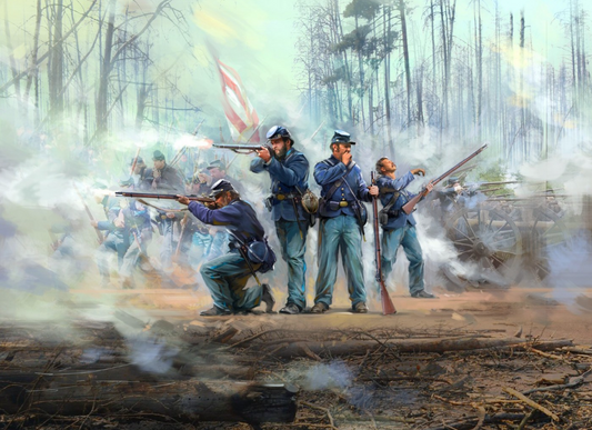 American Civil War Union Infantry 4 Figures - ICM35020