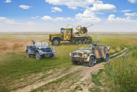 Self-Propelled AA Guns of the Wehrmacht (Set of 3) 1/35 - ICMDS3526