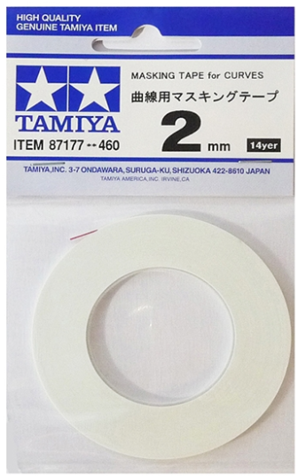 Tamiya 2mm Masking Tape for Curves