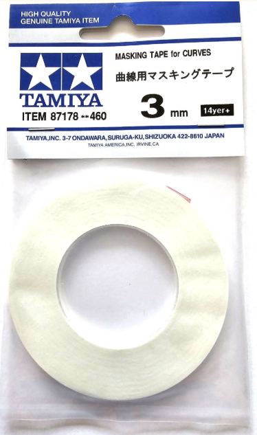 Tamiya 87208 - Tamiya Masking Tape 3mm Tamiya 87208 - Tamiya Masking Tape 3mm