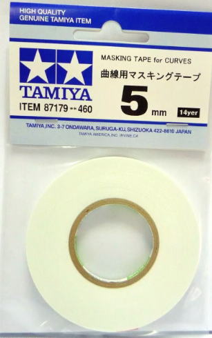 Tamiya 5mm Masking Tape for Curves
