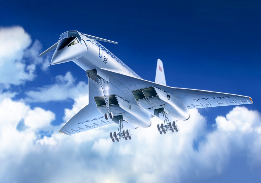 Tupolev-144, Soviet Supersonic Passenger Aircraft ICM14401