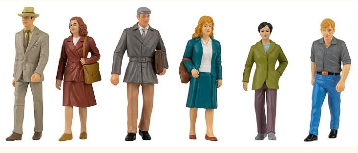POLA Pedestrians (6) Figure Set 331509