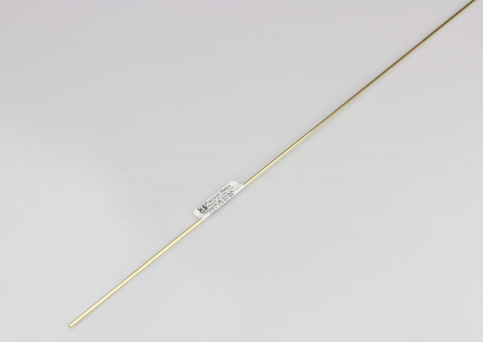 36" Round Brass Tube 3/32"