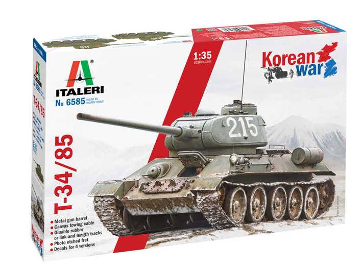 Italeri 1/35 T-34/85 Korean War