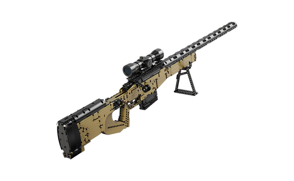L96A1 Sniper Rifle Brick Model Gun - 979 pcs C81053W
