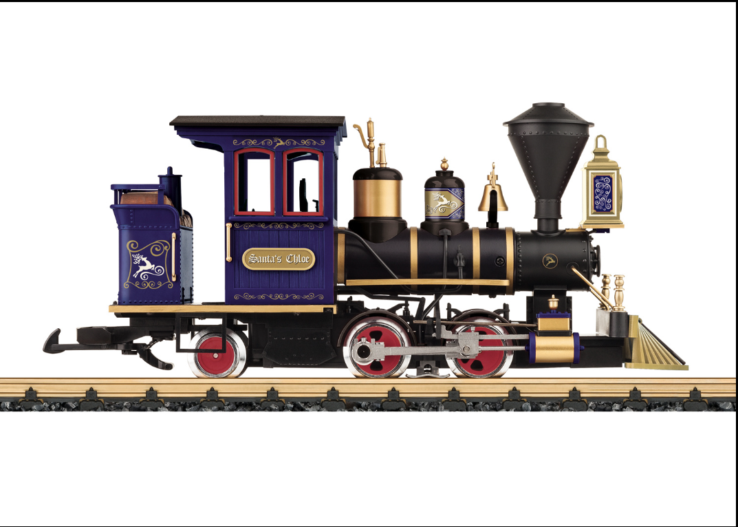 LGB G Scale Christmas Steam Loco CHLOE L23132