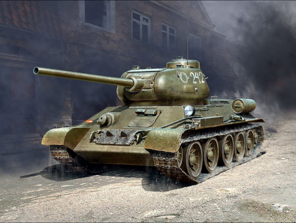 Т-34-85, WWII Soviet Medium Tank ICM35367