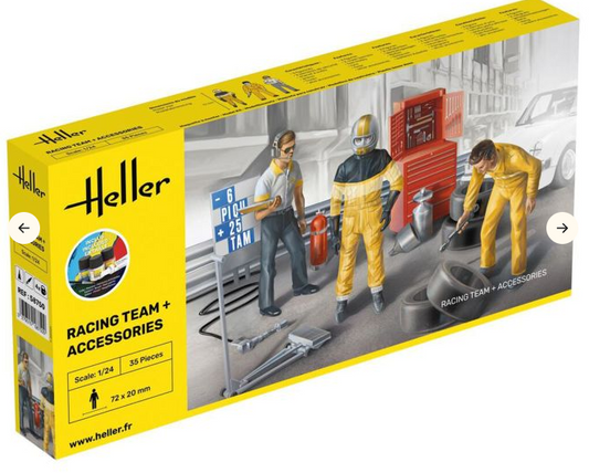 Heller 58750 Racing Team + Accessories 1/24