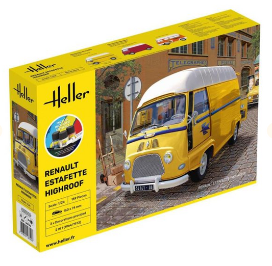 Heller 56740 Renault Estafette Highroof Van 1/24 Scale