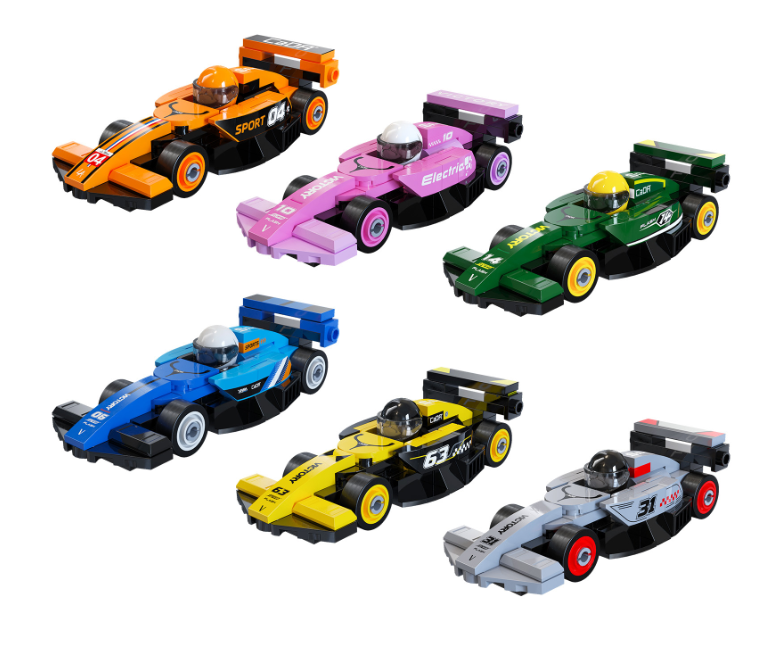 Cada Mini Green Circuit Racing Car - 70 pcs