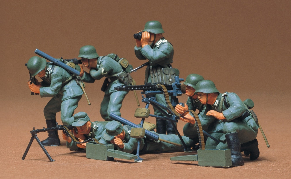 Tamiya - GERMAN Machine Gun Troops