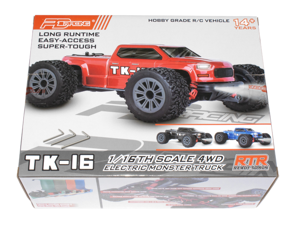 Tamiya RC Vehicles - TK-16 Brushed RC Truck (Red) 1:16