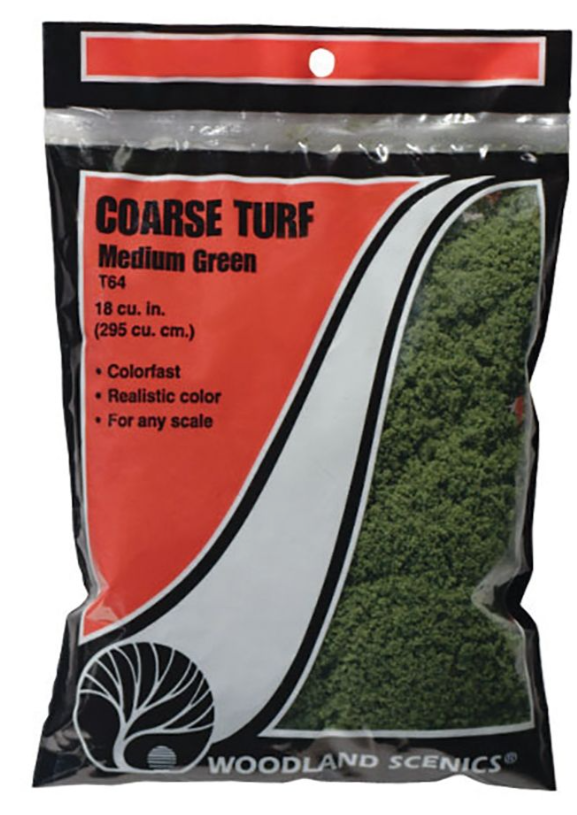 Woodland Scenics - Medium Green Coarse Turf (Bag)