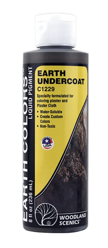 Woodland Scenics - Earth Undercoat Earth Colours™ Liquid Pigment 8 fl. oz.
