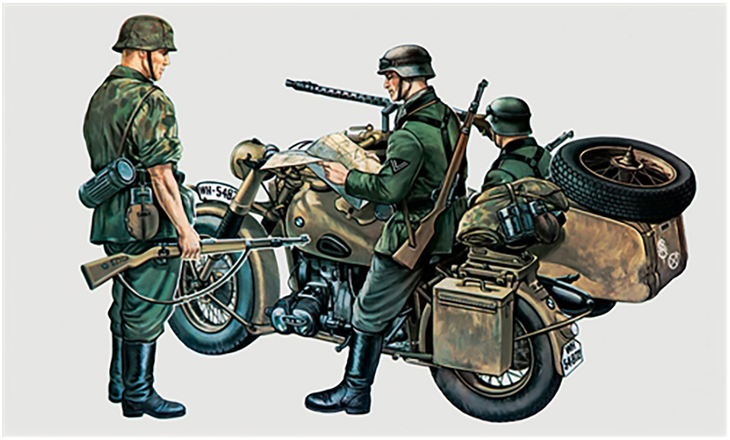 ITALERI 1/35 BMW R75 with Sidecar