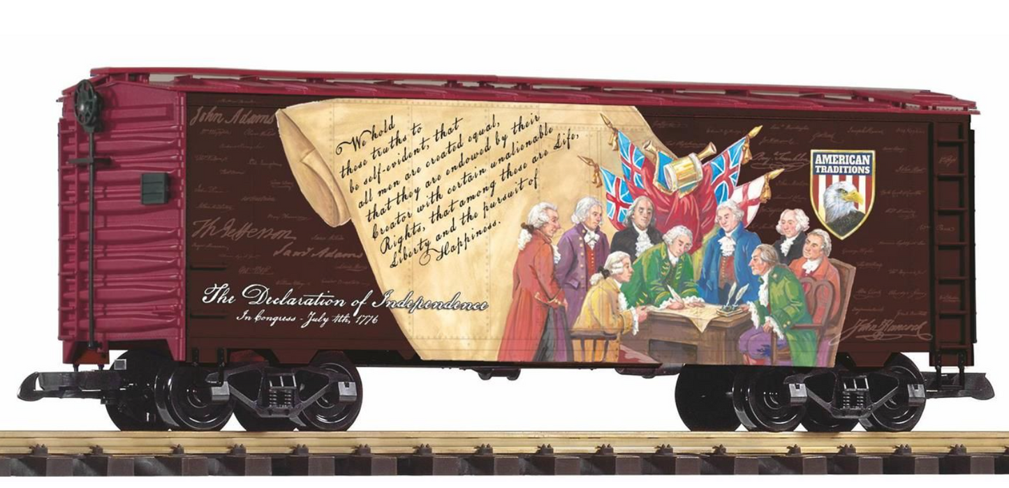 PIKO G Scale American Traditions Independence Reefer Wagon