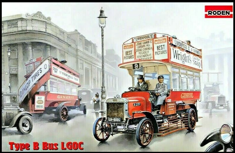 Roden 739 – 1/72 – Type B Bus LGOC,