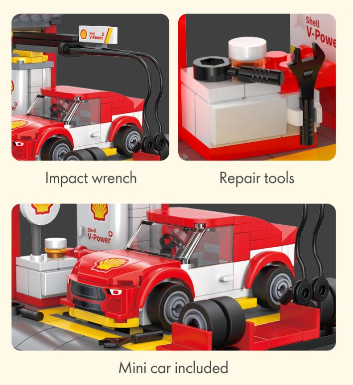 Shell Pit Stop Staging Station - 237 pcs C66035W