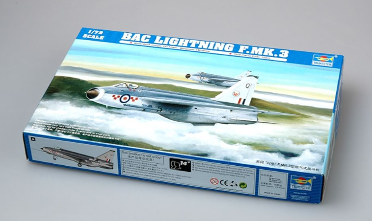 Academy (Trumpeter) 1:72 British Royal Air Force BAC Lightning F.3 Fighter Aircraft